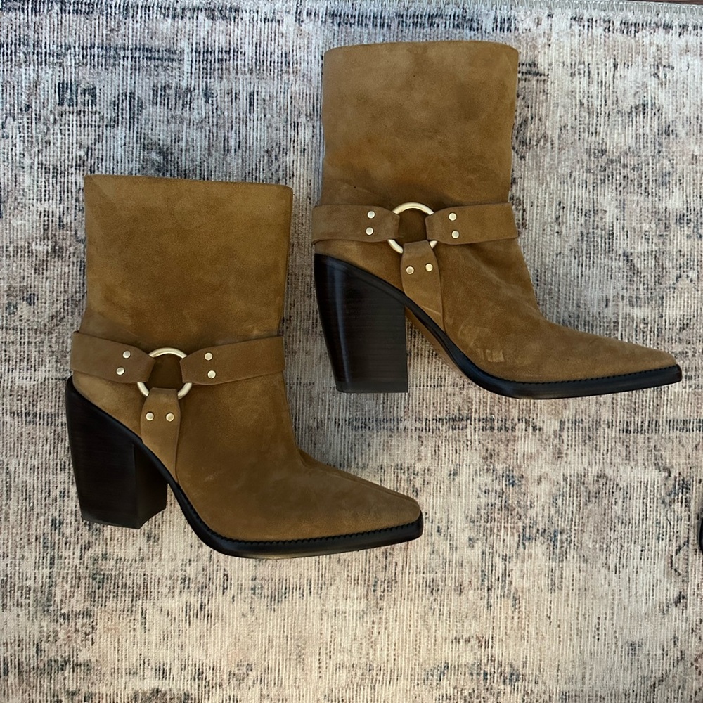 Rag & Bone Rio Western Booties in Sabbia - Size 41 (Euro)